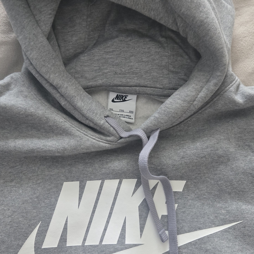 Nike Men's Heather Gray Hoodie